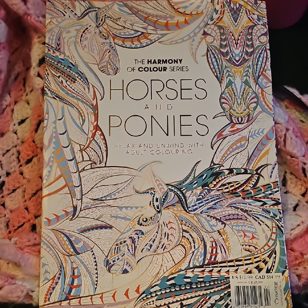 Horses and Ponies Coloring Book
